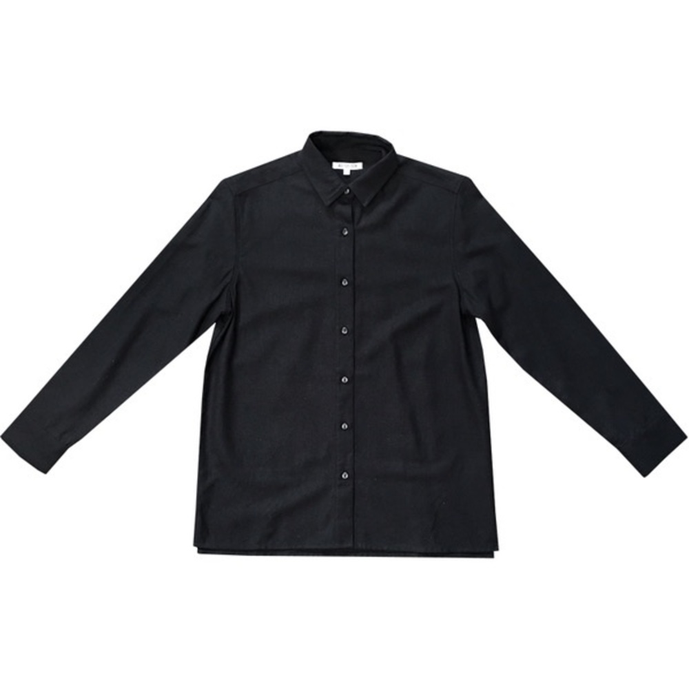 Classic Black Button Down Shirt for Women